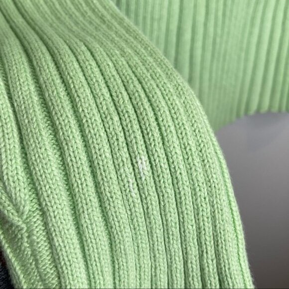 Green sweater Y2K style Sz Petite‎ large - Picture 8 of 8